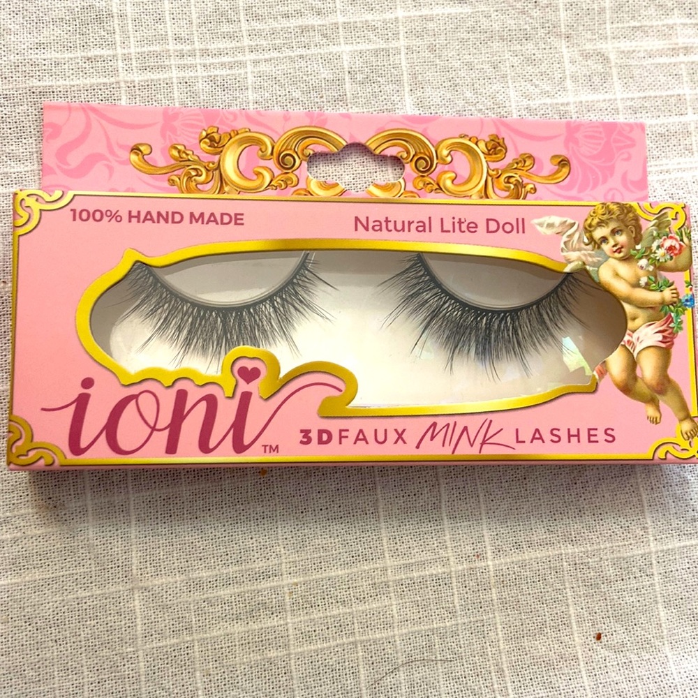 5/$10❤️❤️❤️NEW IONI 3D FAUX MINK LASHES Natural Lite Doll